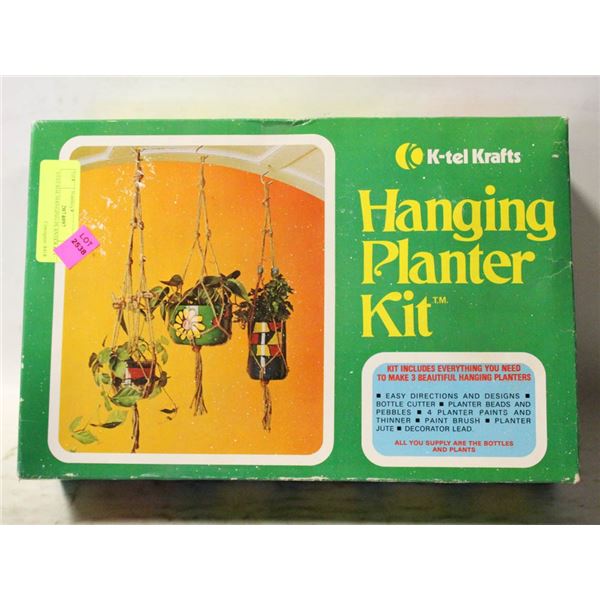 VINTAGE HANGING PLANTER KIT