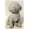 Image 1 : 9” CEMENT DOG STATUE