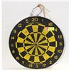 Image 1 : VINTAGE MILBRO 18" DART BOARD- MADE IN SCOTLAND