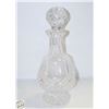 Image 1 : 12" CRYSTAL DECANTER