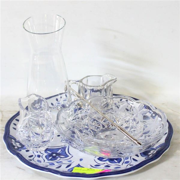ESTATE CRYSTAL SERVINGWARE ETC