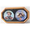 Image 1 : FRAMED COLECTOR CLOWN PLATES