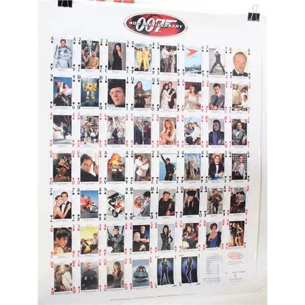 JAMES BOND PLAYING CARDS COLLECTION