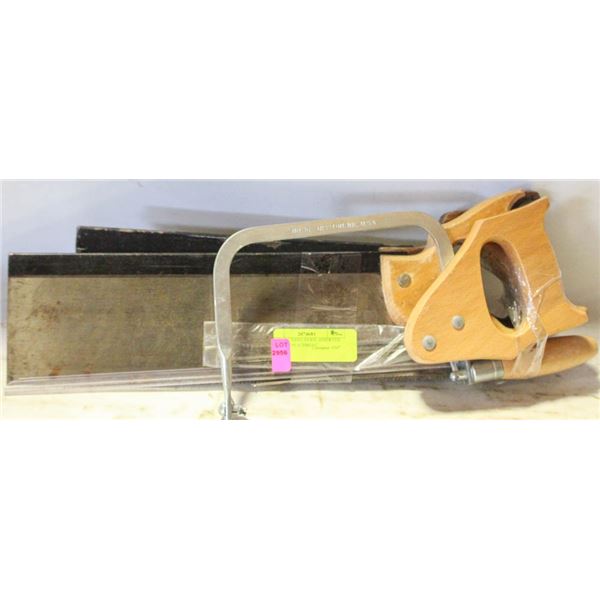 VINTAGE HAND SAWS- ASSORTED LOT W/ REPLACEMENT