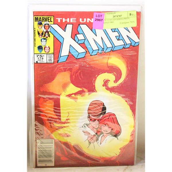X-MEN #174 CANADIAN PRICE VARIANT 1983
