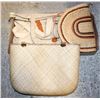 Image 1 : 4 WOVEN/CANVAS STYLE HANDBAGS/PURSES