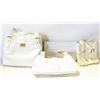 Image 1 : LOT OF 4 WHITE/OFF WHITE HANDBAGS/PURSES