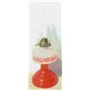 Image 1 : VINTAGE PAINTED KEROSENE LAMP & SHADE