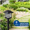 Image 6 : 2 PCS/PK COLORED SOLAR LANDSCAPE OUTDOOR LIGHT