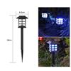 Image 1 : 2 PCS/PK COLORED SOLAR LANDSCAPE OUTDOOR LIGHT