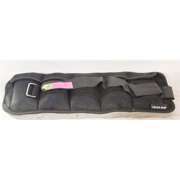 NEW 1-12LBS PAIR WEIGHTED VELRCO