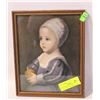 Image 1 : 9"X11" VINTAGE PICTURE (THE INFANT SON OF CHARLE
