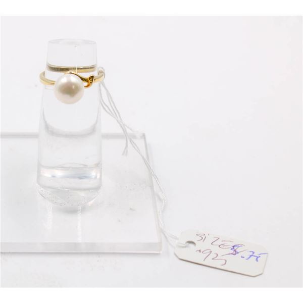 #55-NATURAL AKOYA PEARL RING SIZE 5.75