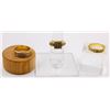 Image 1 : GOLD TONE LADIES WHITE ZIRCONIA 3 RING SET SZ 7