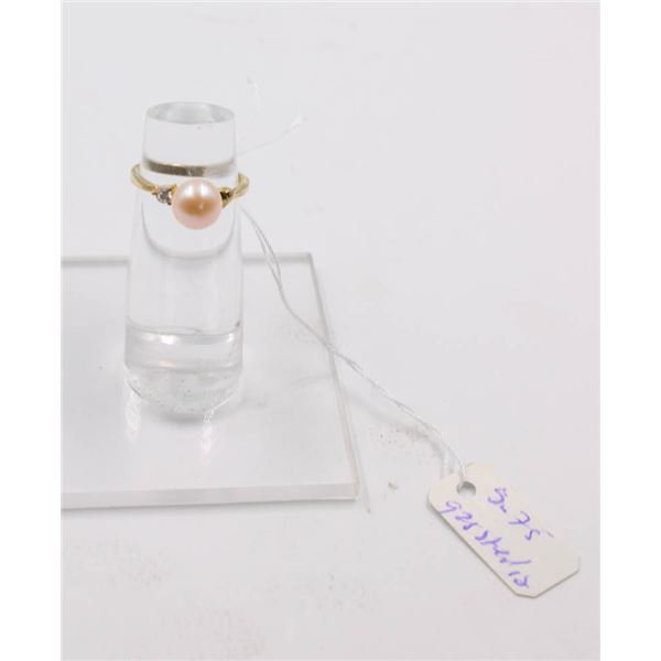 #65-NATURAL AKOYA PEARL RING SIZE 5.75