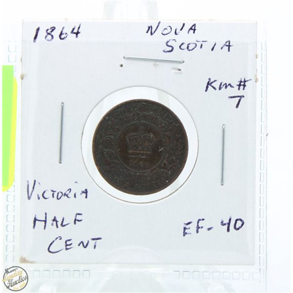 CDN NS 1864 HALF CENT COLLECTION
