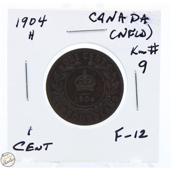 CDN NFLD CENT COLLECTION 1904