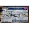 Image 1 : NEW WITH BOX KIRKLAND 10 PC STEEL COOKWARE SET