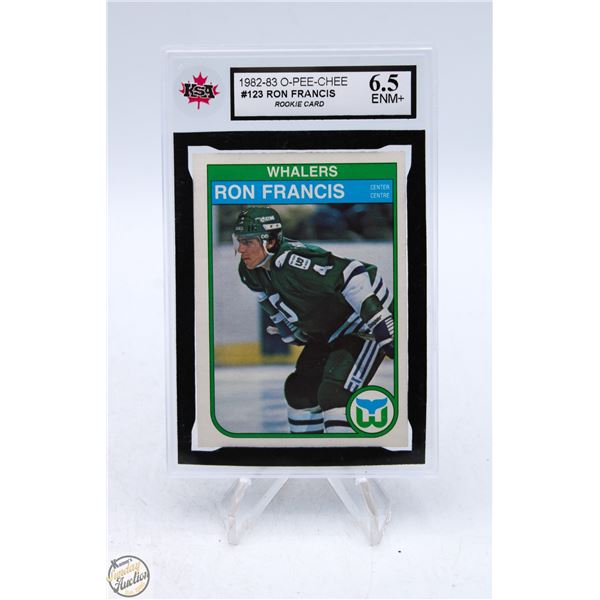 RON FRANCIS KSA 6.5 EX NMT 1982-83 ROOKIE