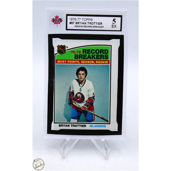 BRYAN TROTTIER 1976-77 ROOKIE RECORD