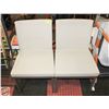 Image 1 : NEW SET OF 2 WHITE CHAIRS