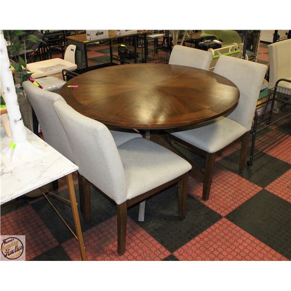 KARENNA 5PC TABLE SET WITH 4 CHAIRS