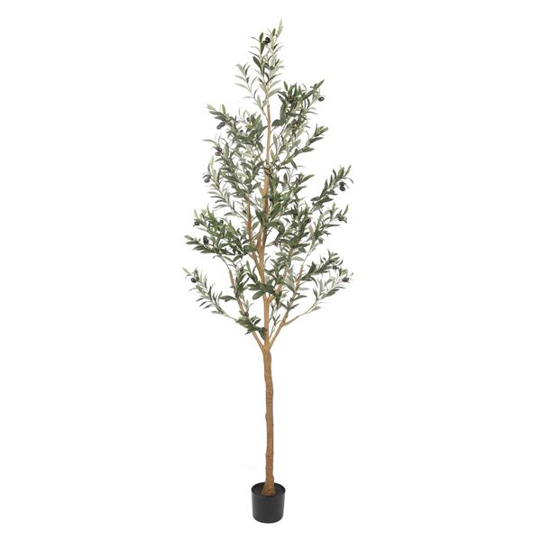NEWLY ASSEMBLED 7FT ARTIFICIAL OLIVE TREE