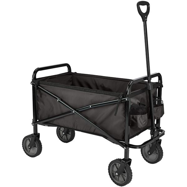 NEW COLLAPSIBLE WAGON CART BLACK