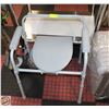 Image 1 : NEW GREY FOLDING COMMODE