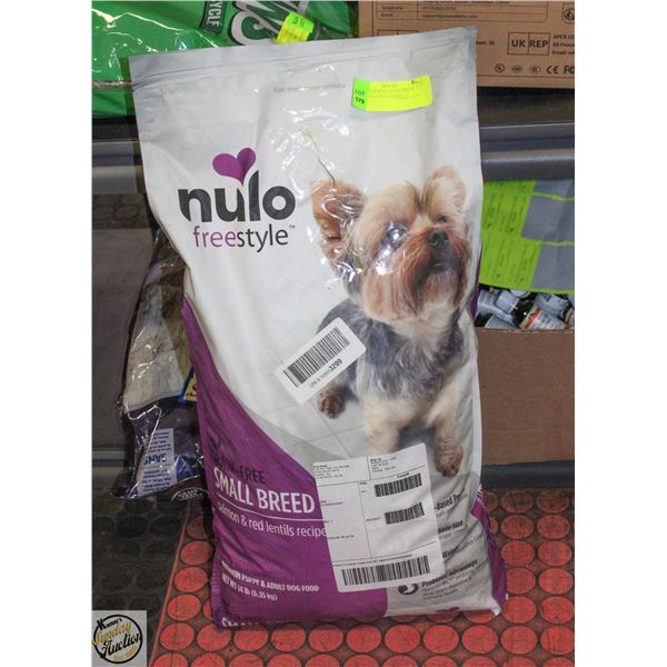 14LB NULO SMALL BREED SALMON+RED LENTILS DOG FOOD