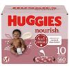 Image 1 : NEW 560 WIPES HUGGIES NOURISH