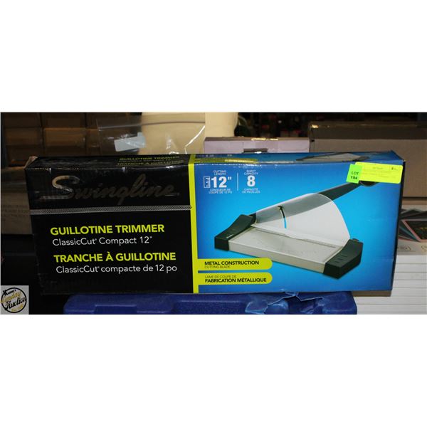NEW SWINGLINE GUILLOTINE TRIMMER COMPACT 12"