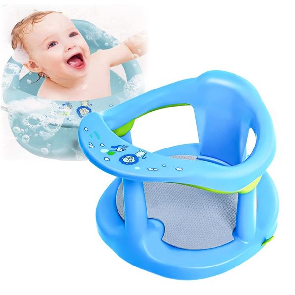 NEW MUGXNEM BABY BATH SEAT BLUE