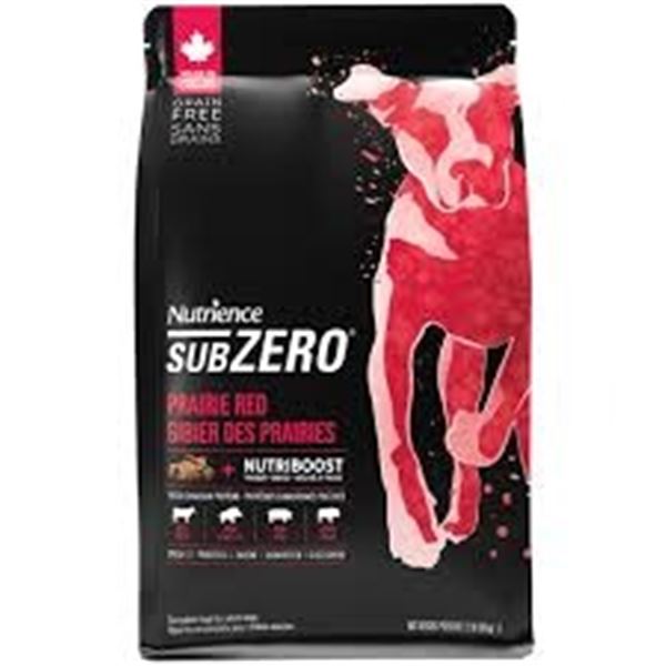 NEW 22LBS NUTRIENCE SUBZERO PRAIRIE RED DOG FOOD