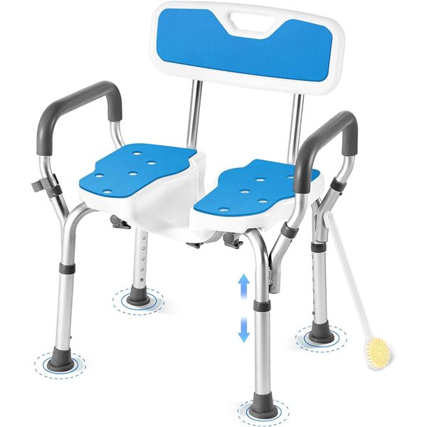 NEW SUNNYLOAD UPGRADED SHOWER WITH BACKREST & PAD