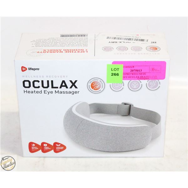 NEW LIFEPRO WELLNESS RECOVERY OCULAX HEATED EYE