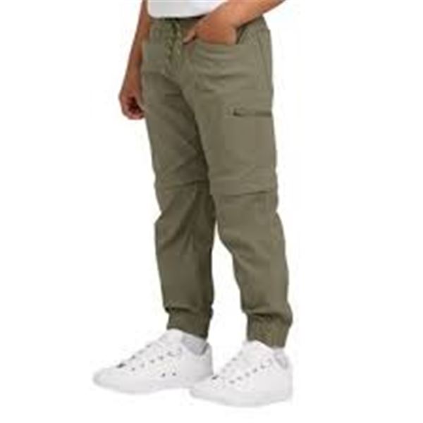 NEW EDDIE BAUER KIDS LARGE CONVERTIBLE JOGGERS
