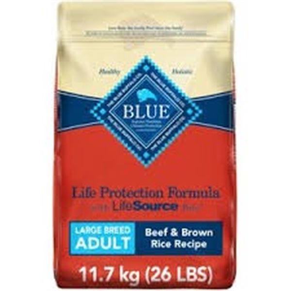NEW 11.7KG BLUE BUFFALO ADULT BEEF&BROWN RICE