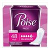 Image 1 : NEW POISE 2 X 48 PADS MAXIMUM REGULAR