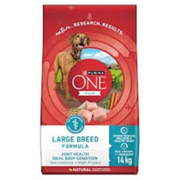 NEW 14KG PURINA ONE +PLUS LARGE BREED
