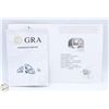 Image 4 : #2790-1.00 CT GRA CERTIFIED ROUND BRILLIANT CUT