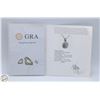 Image 3 : #2776-1.00 CT GRA CERTIFIED ROUND BRILLIANT CUT