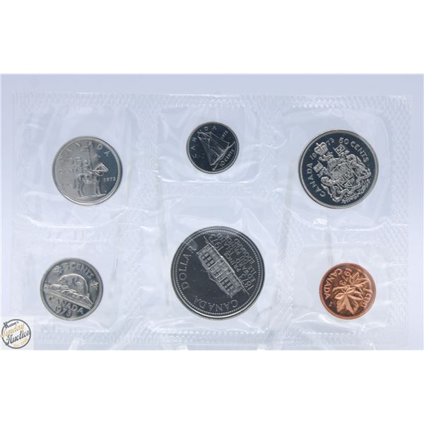 1973 CANADA "RCMP" 25c 6 COIN RCM UNC. SET, SEAL