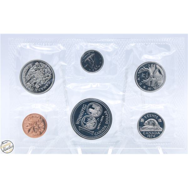 1974 CANADA 6 COIN RCM UNCIRCULATED SET, SEALED