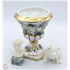 Image 1 : GENUINE CAPODIMONTE + BELLEEK