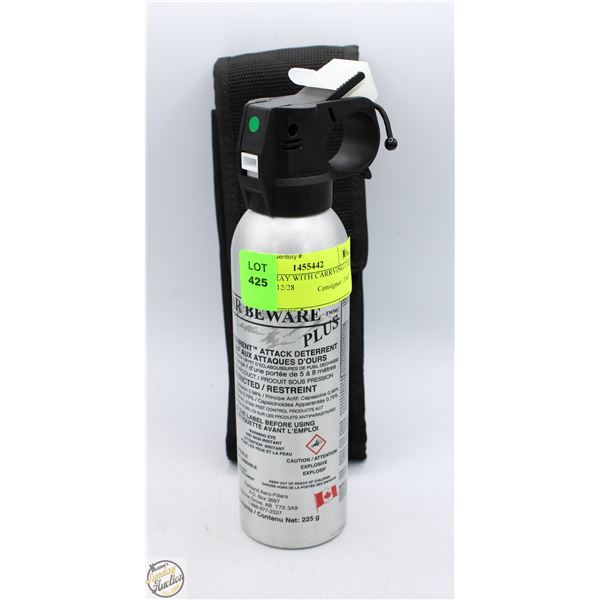 BEAR SPRAY WITH CARRYING CASE EXPIRES 12/28