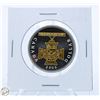 Image 1 : 2006 PURE SILVER GOLD PLATED CANADA $1 PR COIN