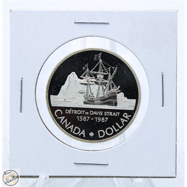 1587-1987 SILVER CANADA $1 PROOF COIN