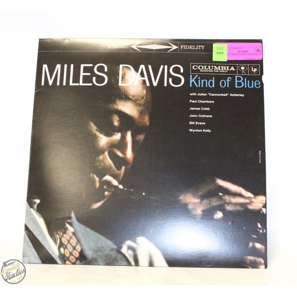 VINYL- MILES DAVIS KIND OF VLUE