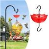 Image 1 : NEW HUMMINGBIRD FEEDER WITH MOAY HOOK RED